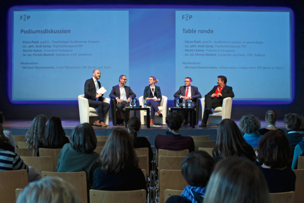 Le colloque de la Fédération Suisse des Psychologues qui s’est tenu à Berne. © FSP, Olivier Rüegsegger